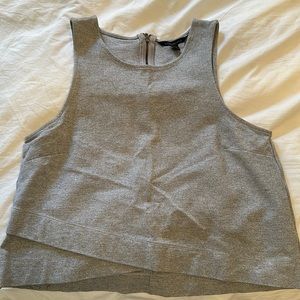 Grey Banana Republic Crop Tank